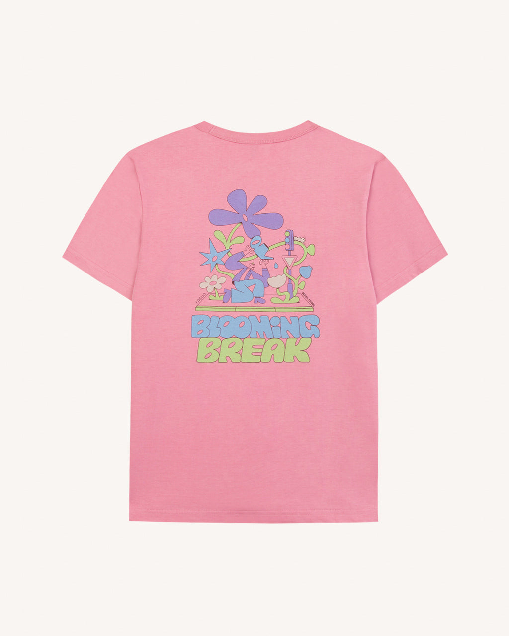 T-shirt mc Lugny Maille Paradise pink
