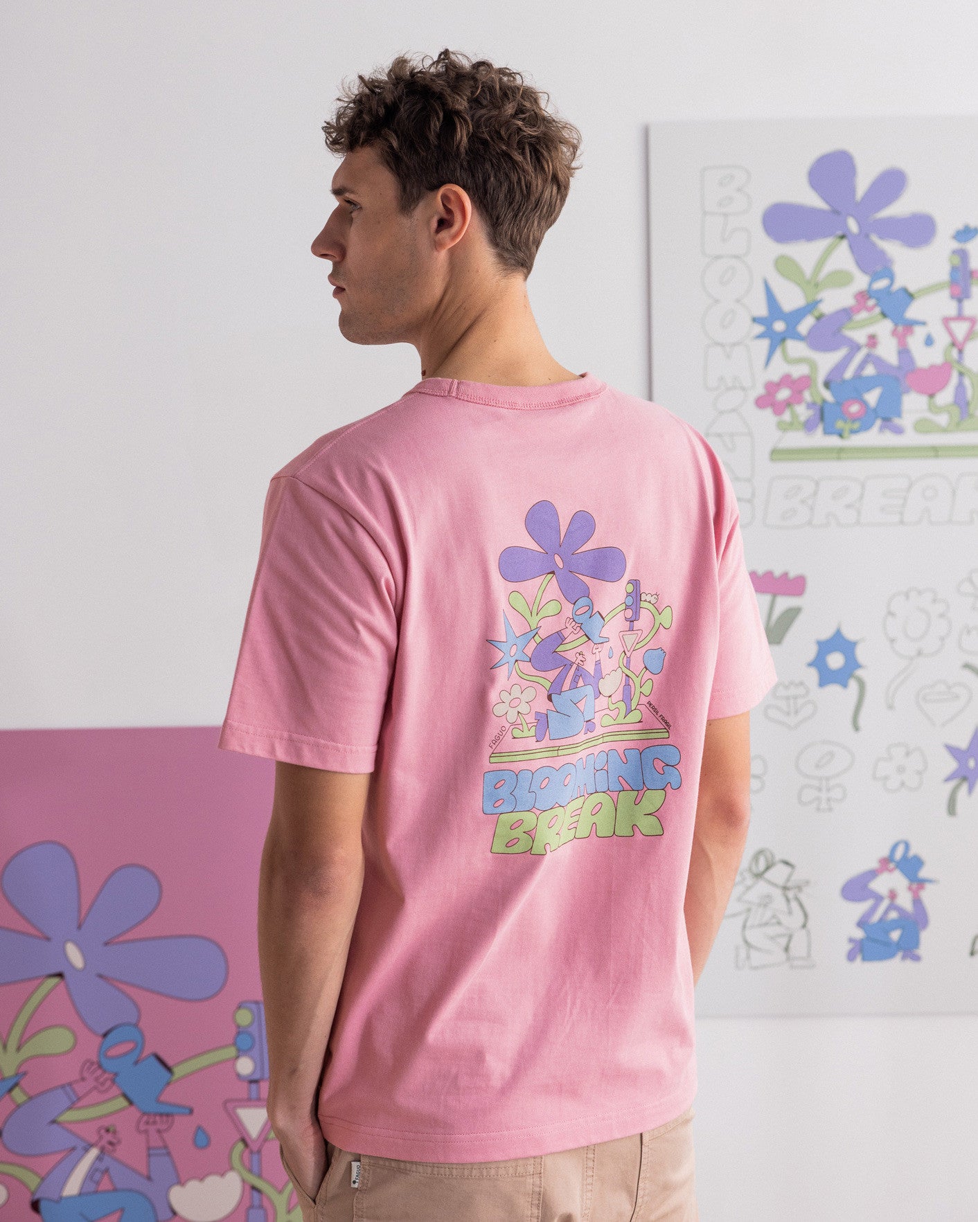 T-shirt mc Lugny Maille Paradise pink

