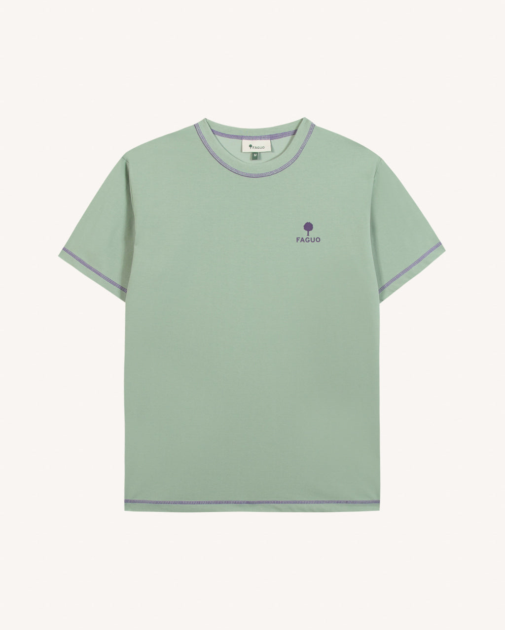 Short-sleeve T-shirt Lugny Knit Green
