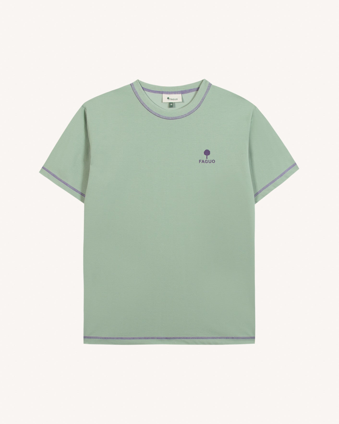 Short-sleeve T-shirt Lugny Knit Green
