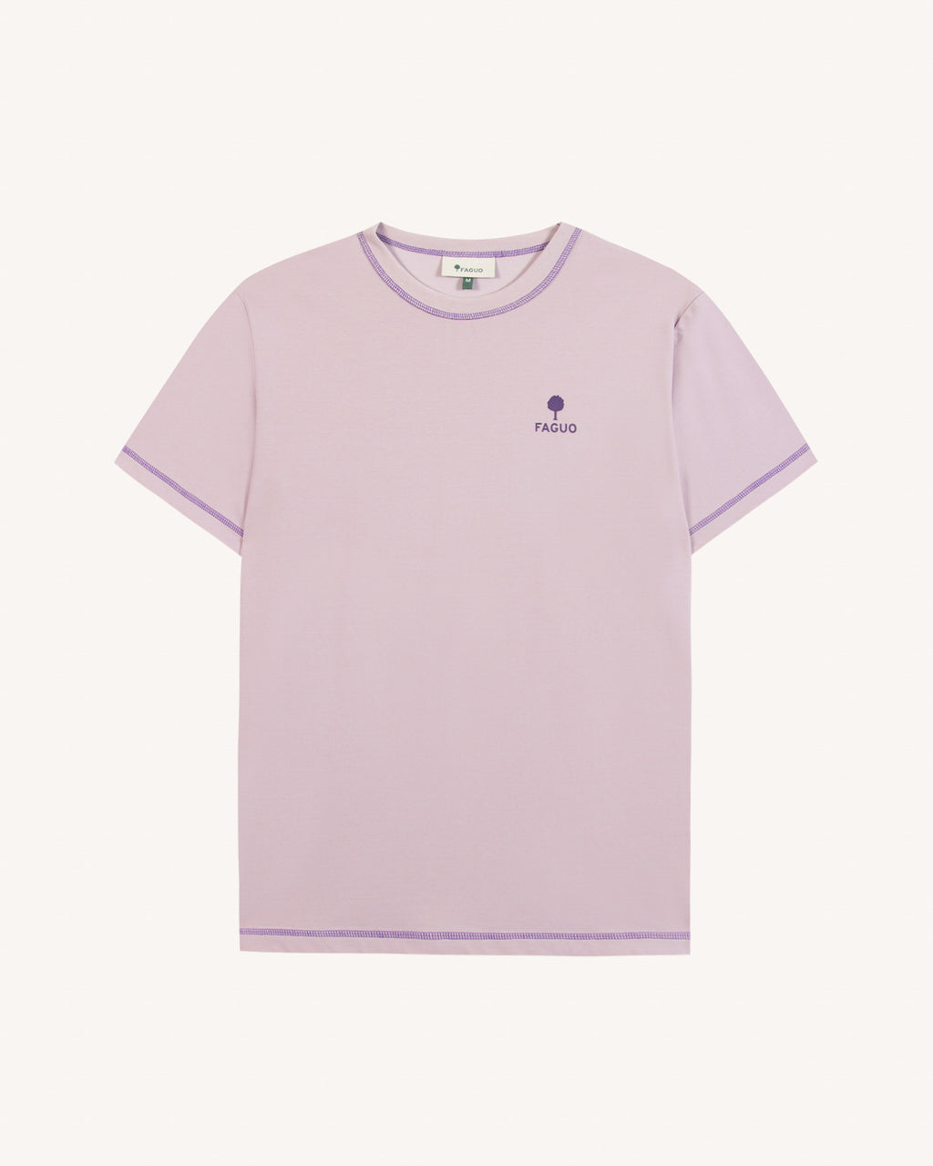 T-shirt mc Lugny Maille Lilac/navy
