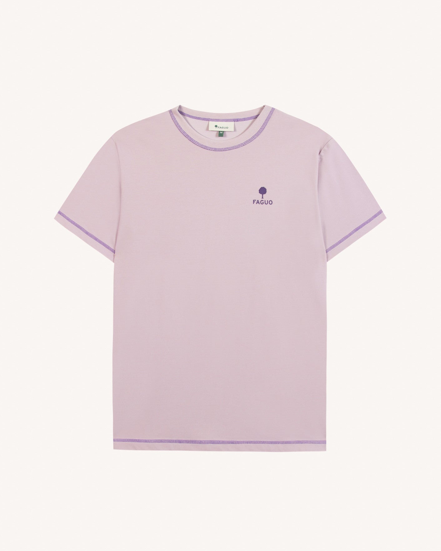 T-shirt mc Lugny Maille Lilac/navy
