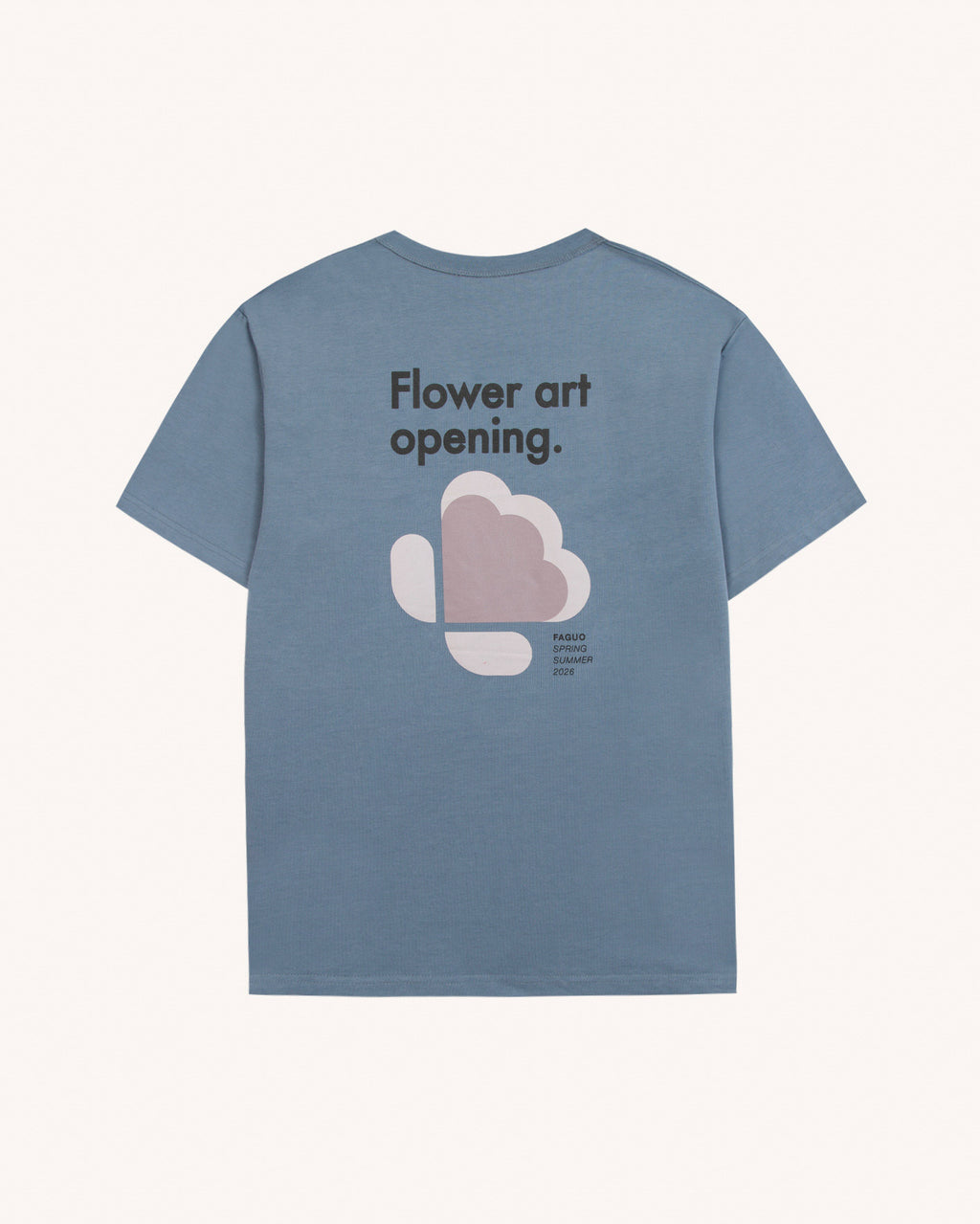 Short-sleeve T-shirt Massoury Knit Blue

