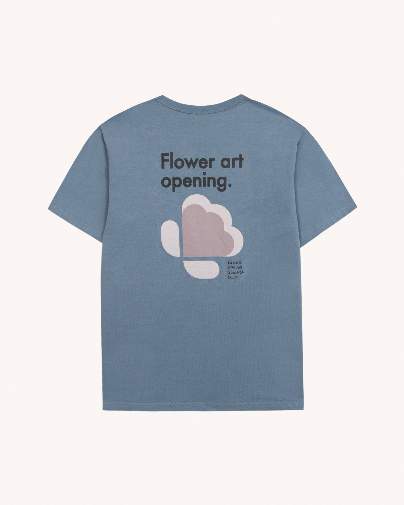 Short-sleeve T-shirt Massoury Knit Blue
