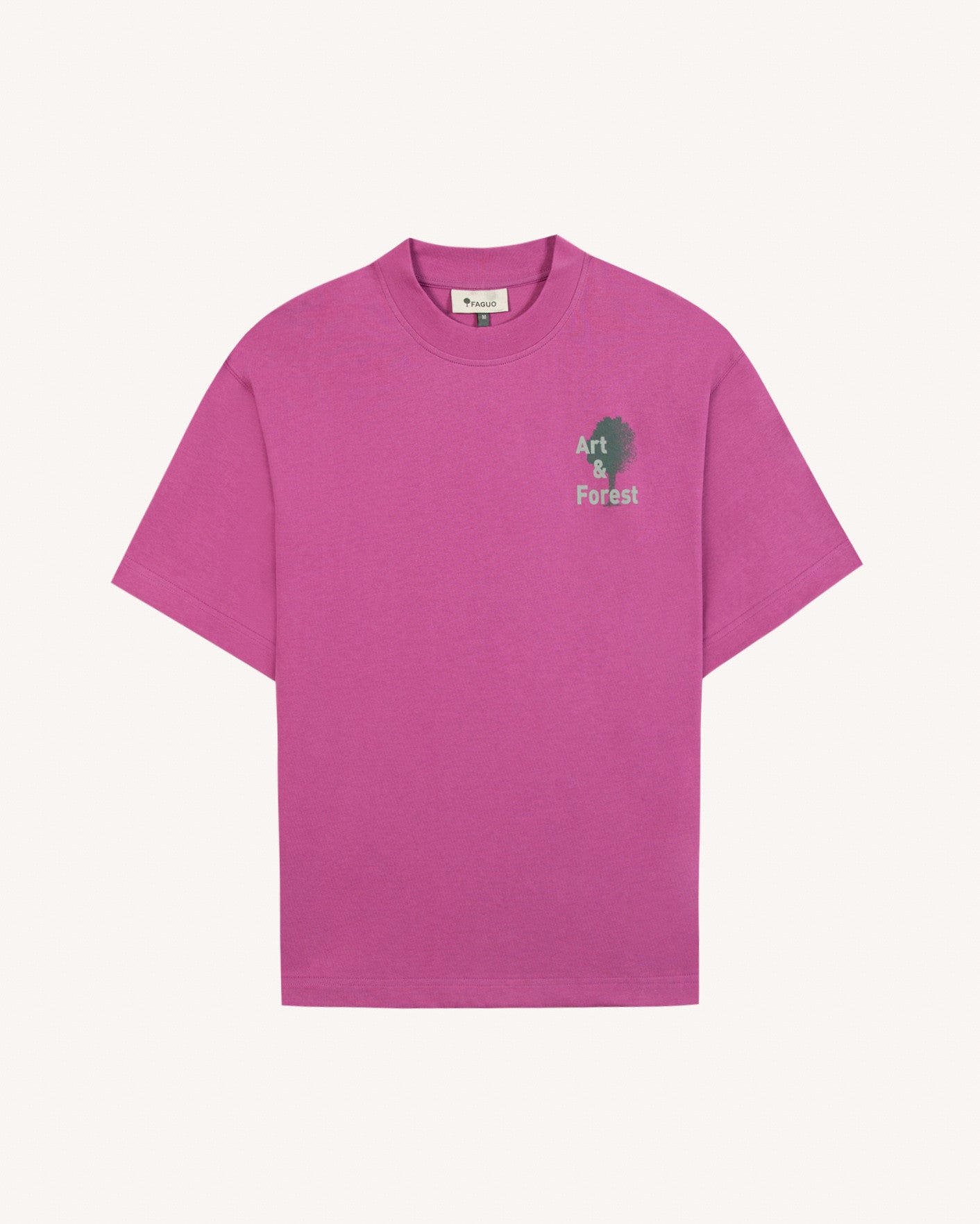 T-shirt mc Yellowstone Maille Fuschia
