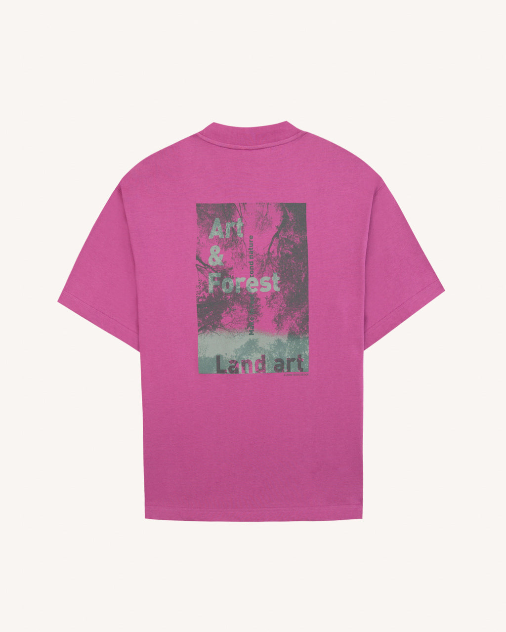 T-shirt mc Yellowstone Maille Fuschia
