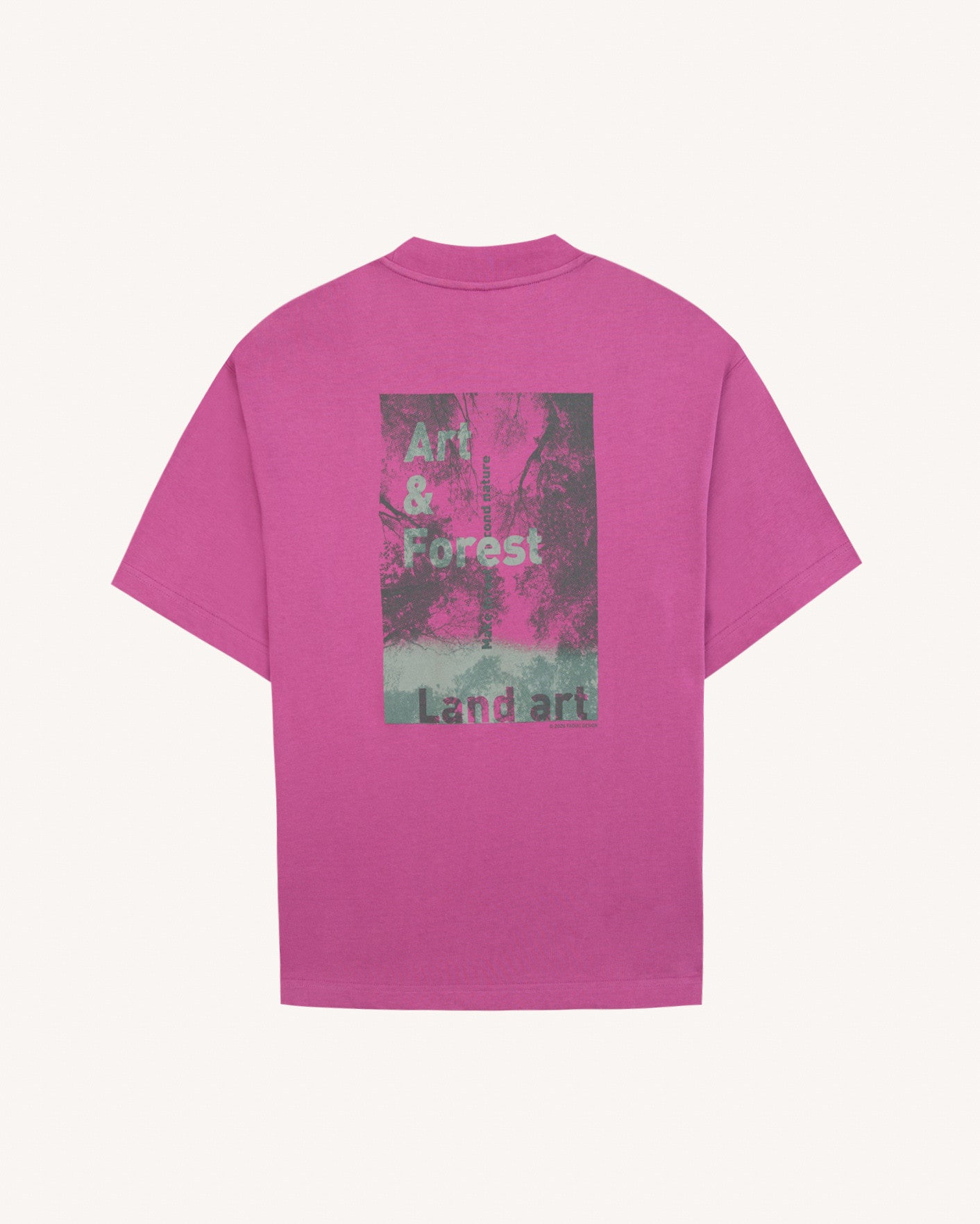 T-shirt mc Yellowstone Maille Fuschia
