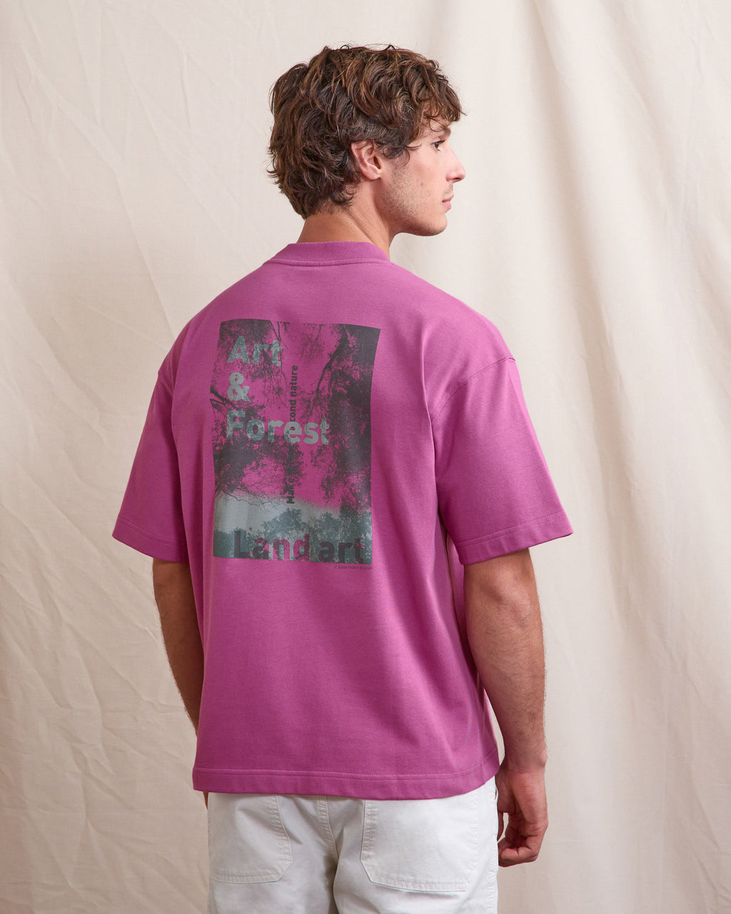 T-shirt mc Yellowstone Maille Fuschia
