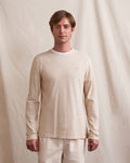 T-shirt ml Bailly Maille Ecru/beige
