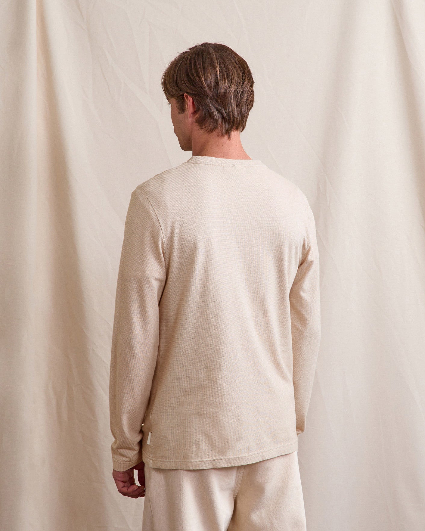 T-shirt ml Bailly Maille Ecru/beige
