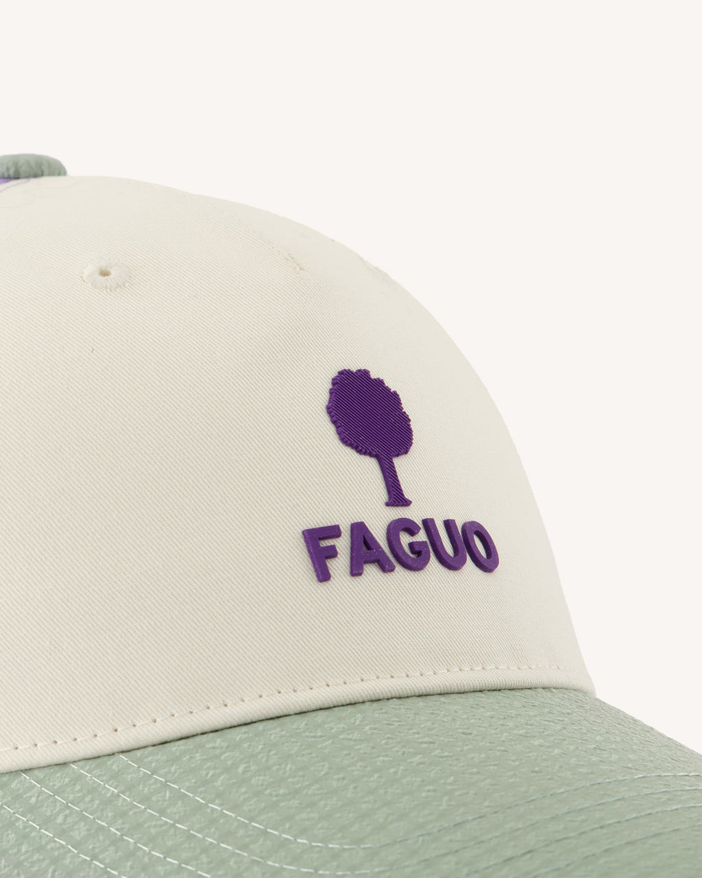 Casquette Trucker cap Chaine et trame Lichen/ecru
