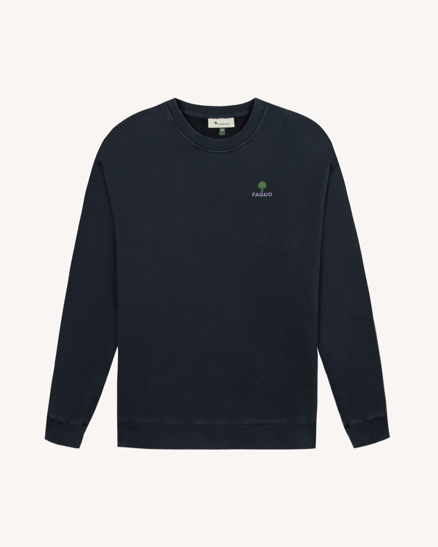 Sweat marine grisé coton - FANGO