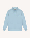 Sky blue organic cotton sweatshirt - AMBOISE