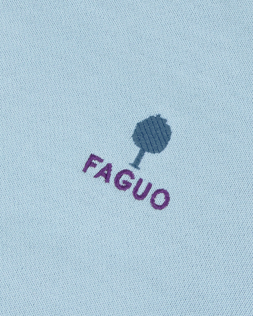Sky blue organic cotton sweatshirt - AMBOISE