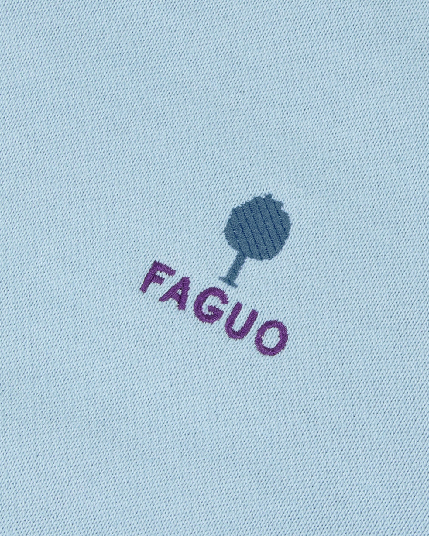 Sky blue organic cotton sweatshirt - AMBOISE