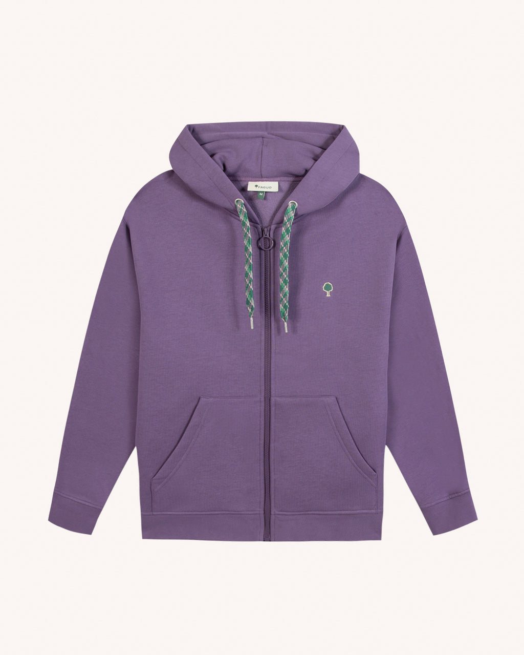 Sweat a capuche violet coton - MESNIL OS