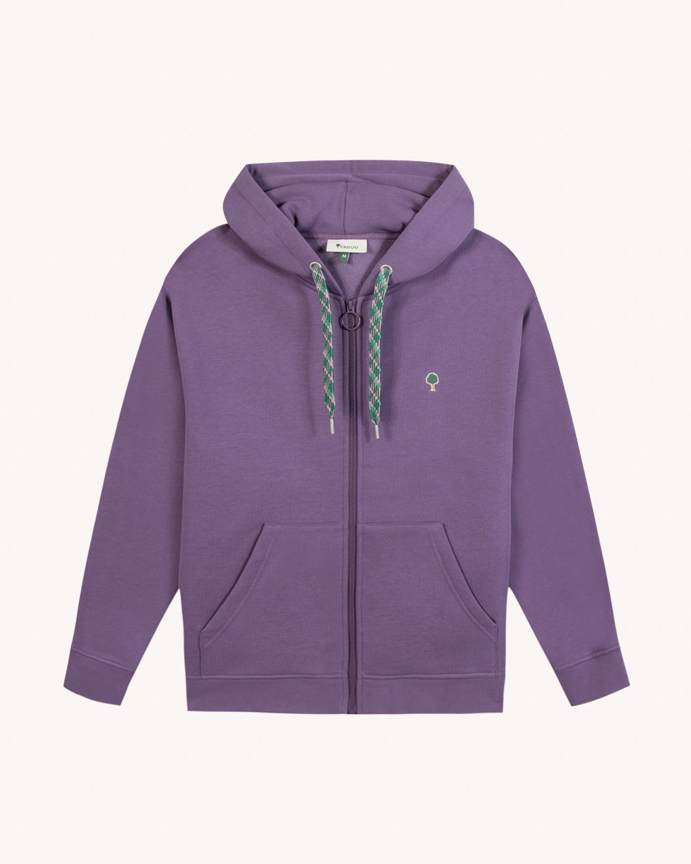 Sweat a capuche violet coton - MESNIL OS