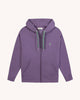Sweat a capuche violet coton - MESNIL OS
