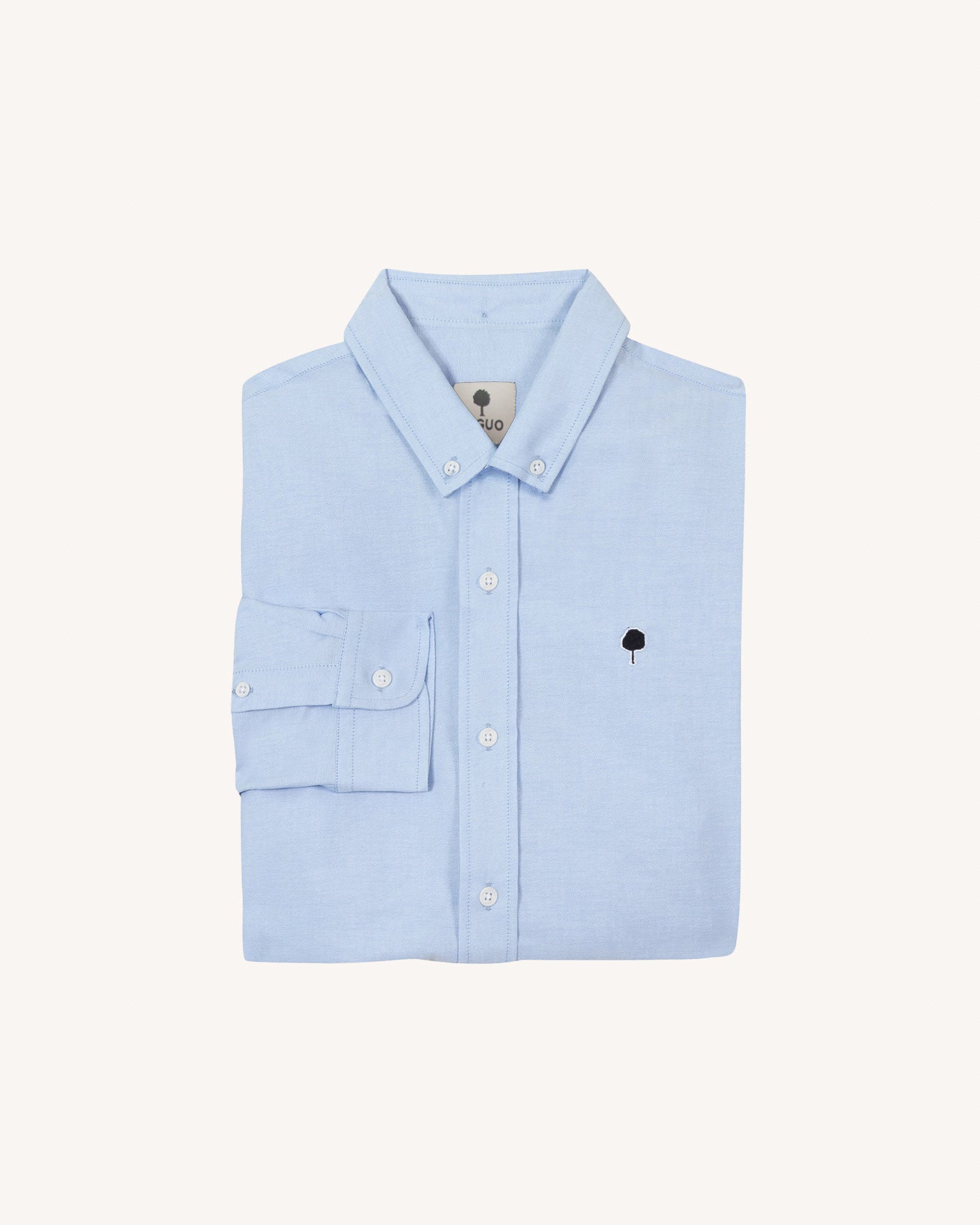 Chemise bleu ciel coton - IVOY
