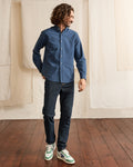 Chemise bleu marine coton - IVOY