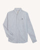 Chemise écru & bleu marine coton - IVOY