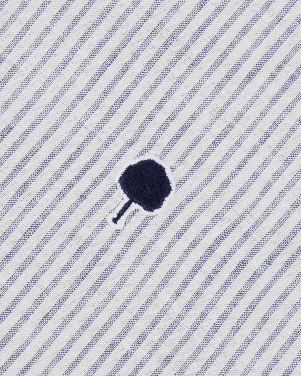 Chemise écru & bleu marine coton - IVOY