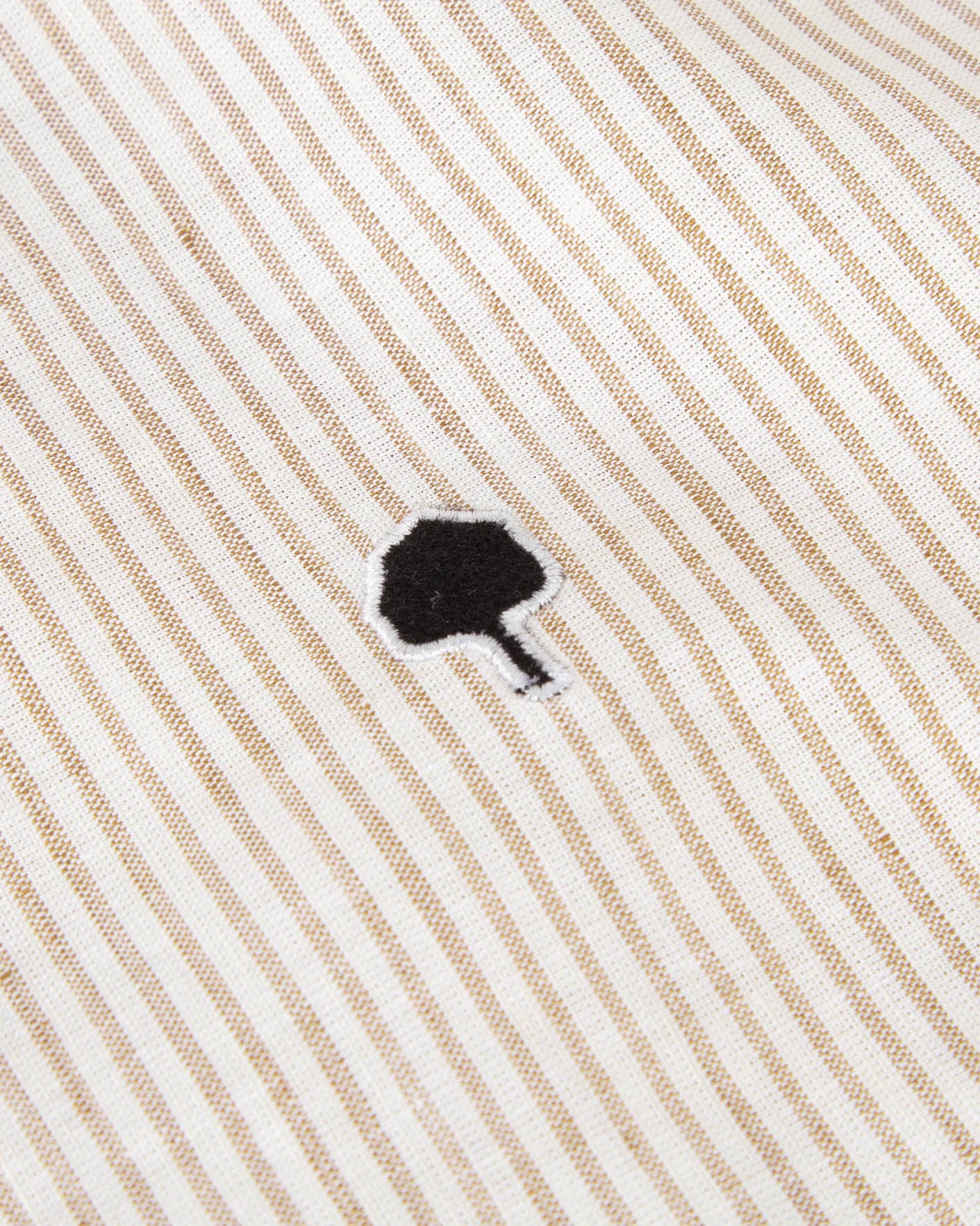 Chemise crème & beige clair coton - IVOY