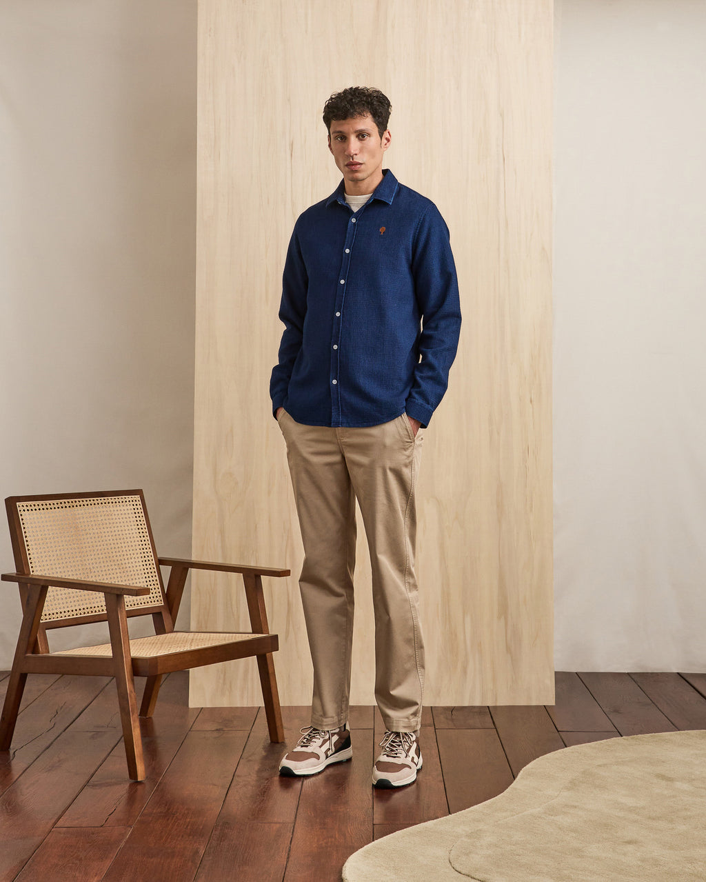 Chemise denim brut coton recyclé - IRATY