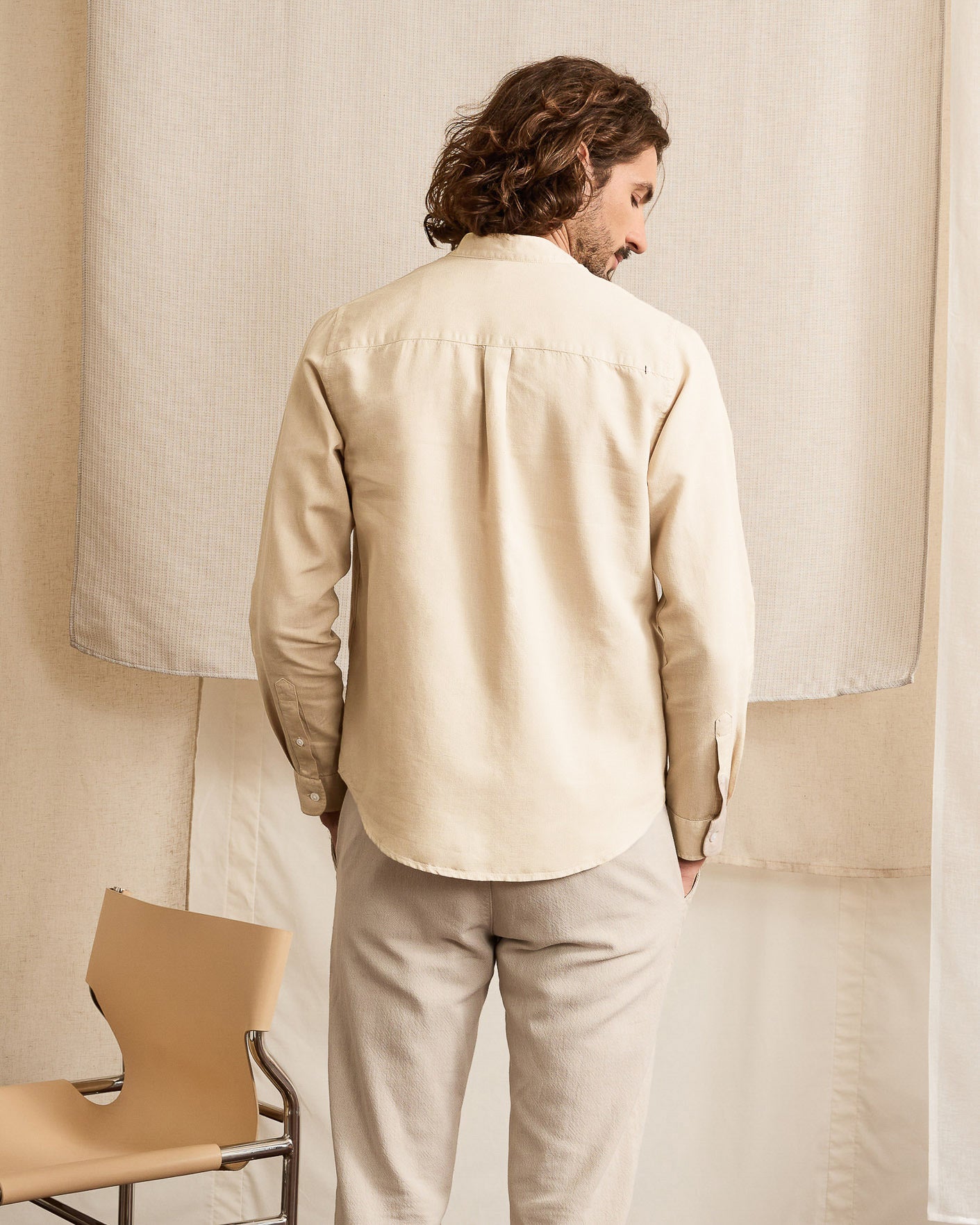 Chemise écru coton - CHIAVARI