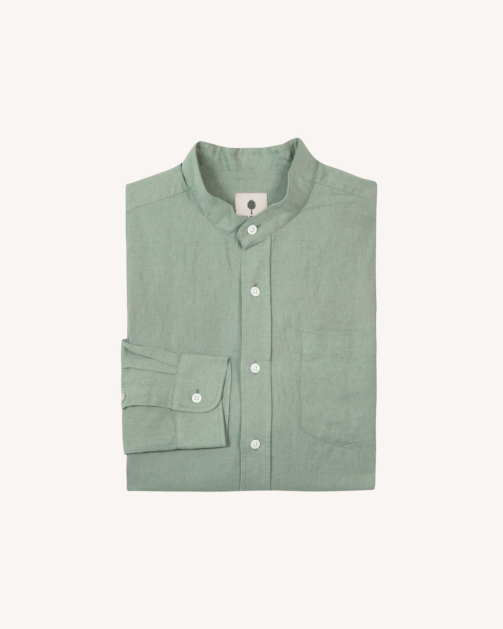 Chemise vert clair coton - CHIAVARI