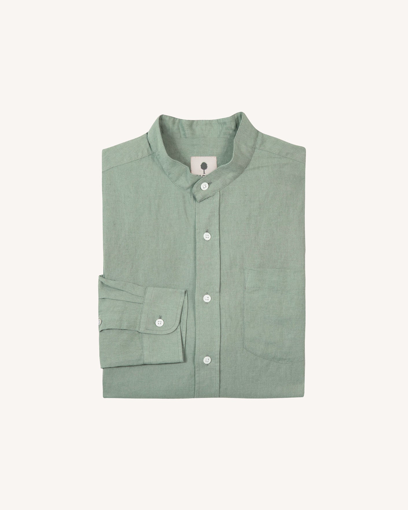 Chemise vert clair coton - CHIAVARI