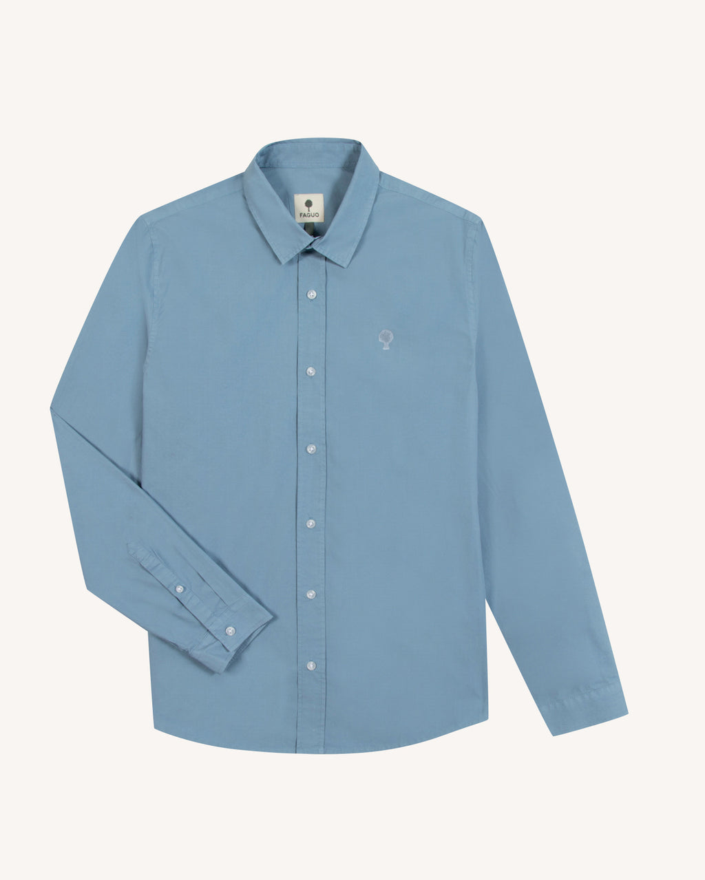 Medium blue cotton shirt - IRATY