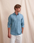 Medium blue cotton shirt - IRATY