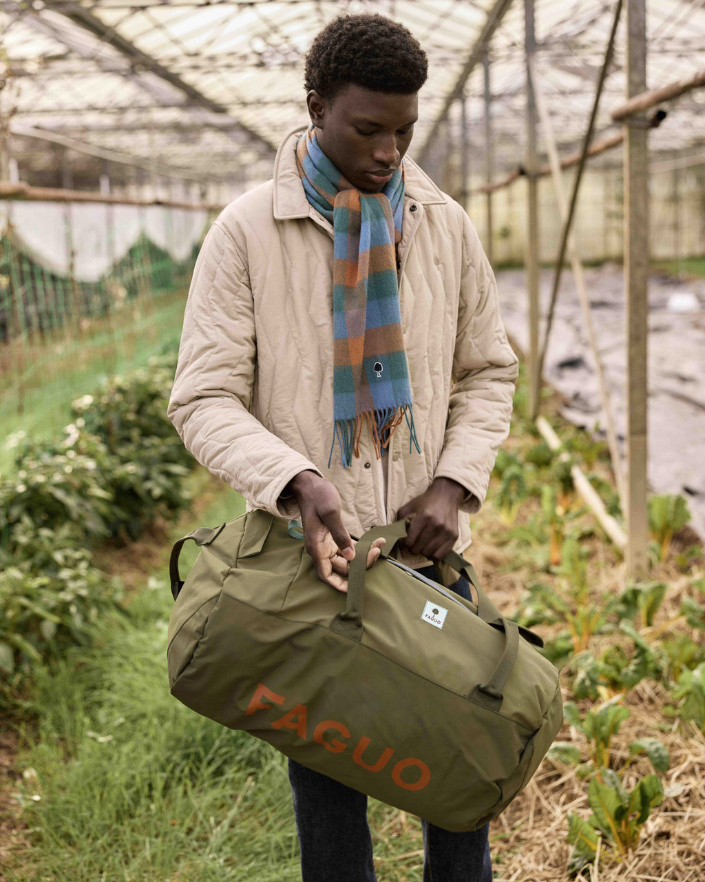 Sac de voyage vert olive - BIG DUFFLE
