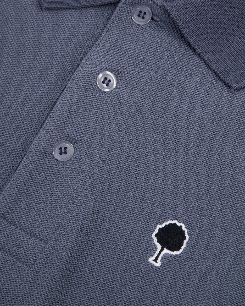 Polo bleu marine coton - LUMIGNY