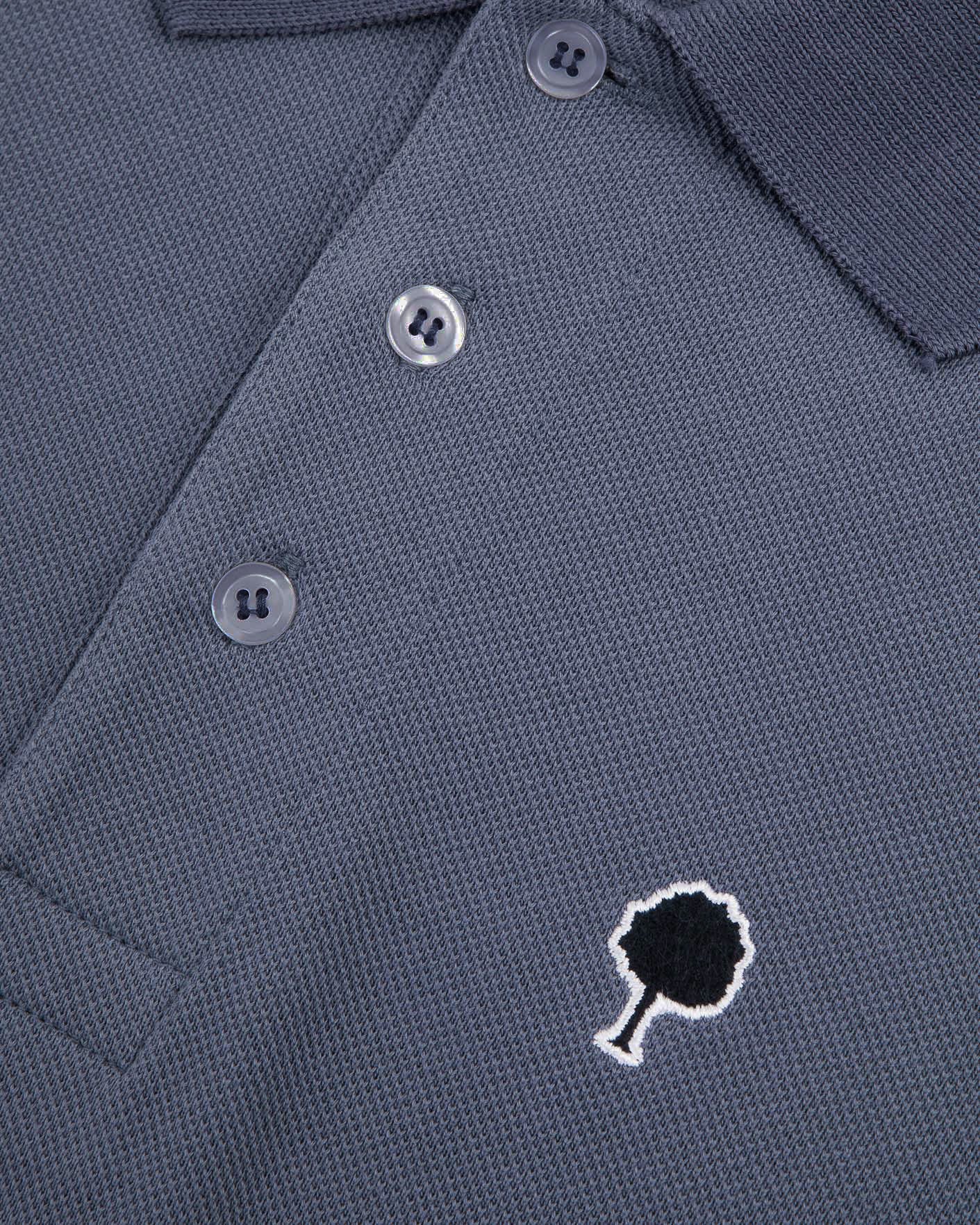 Polo bleu marine coton - LUMIGNY