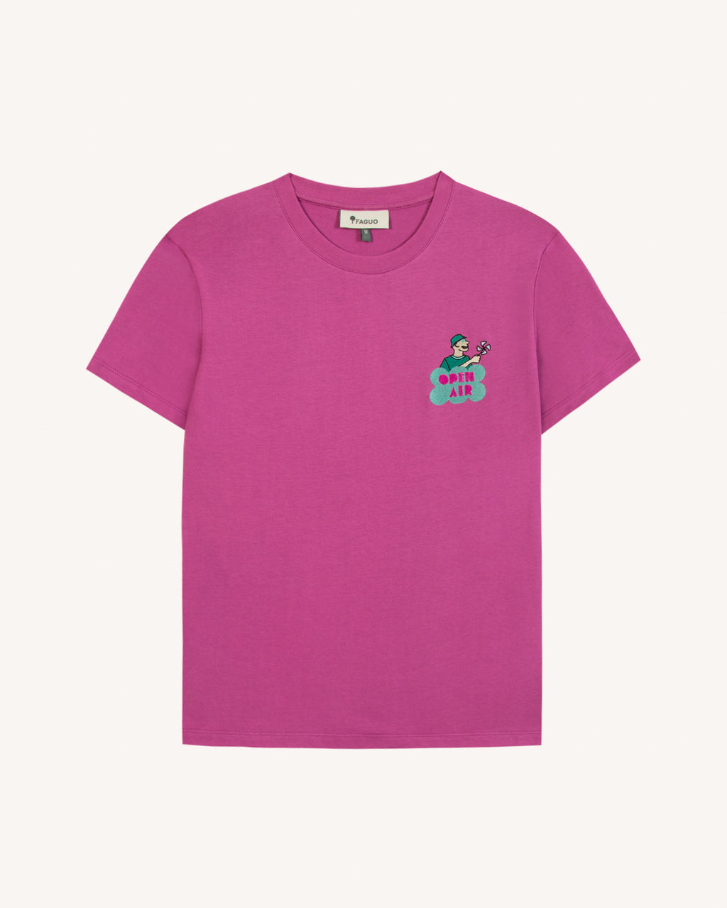 T-shirt fushia coton - ARCY