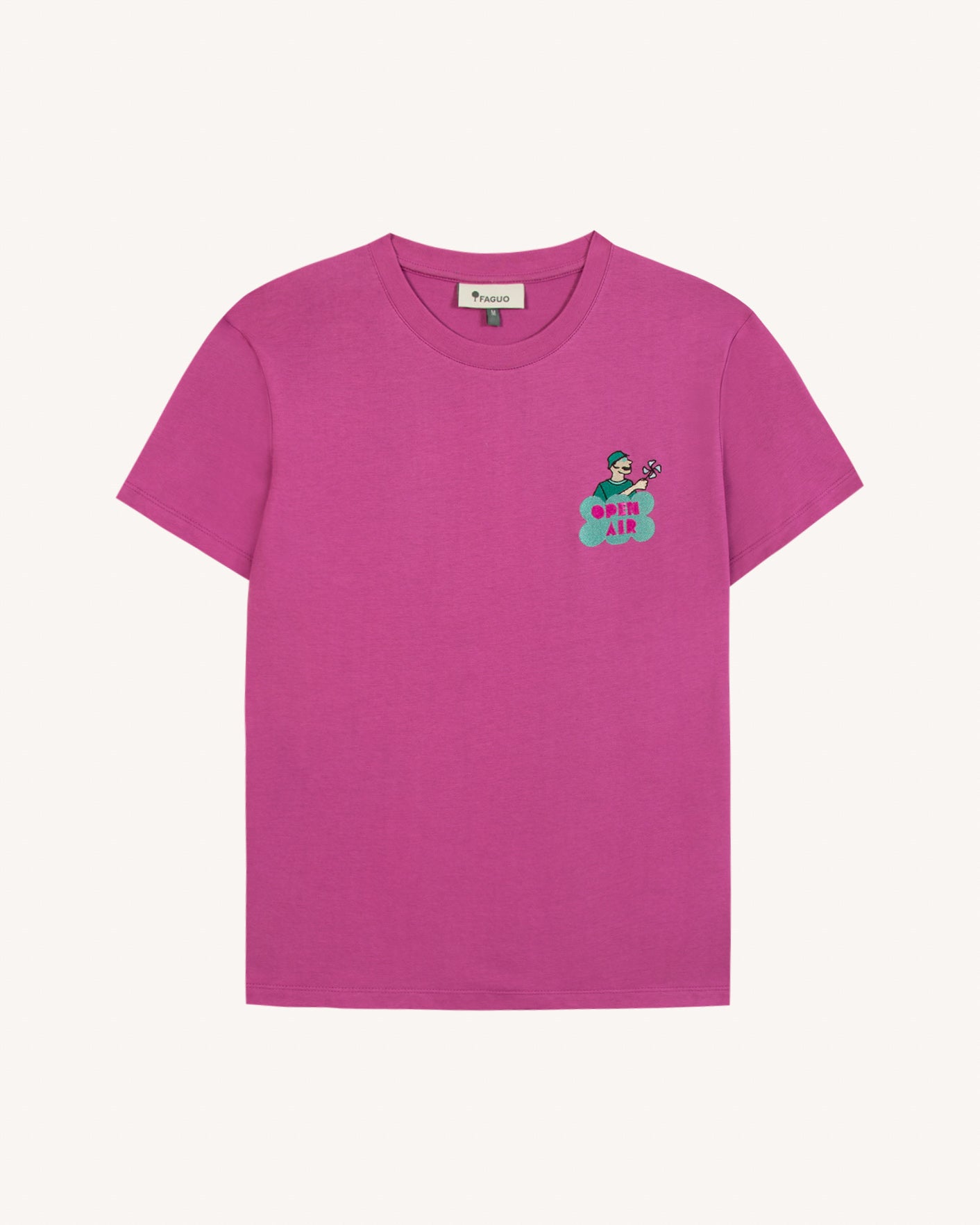 T-shirt fushia coton - ARCY