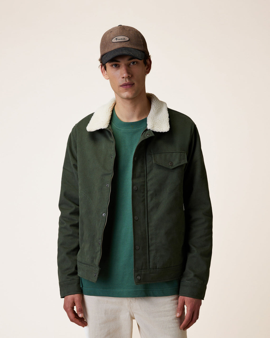 veste-vert-fonce-coton-recycle-modele-seillon-S3