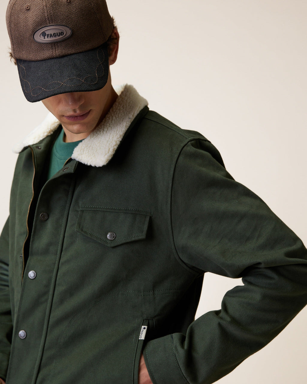 veste-vert-fonce-coton-recycle-modele-seillon-S5