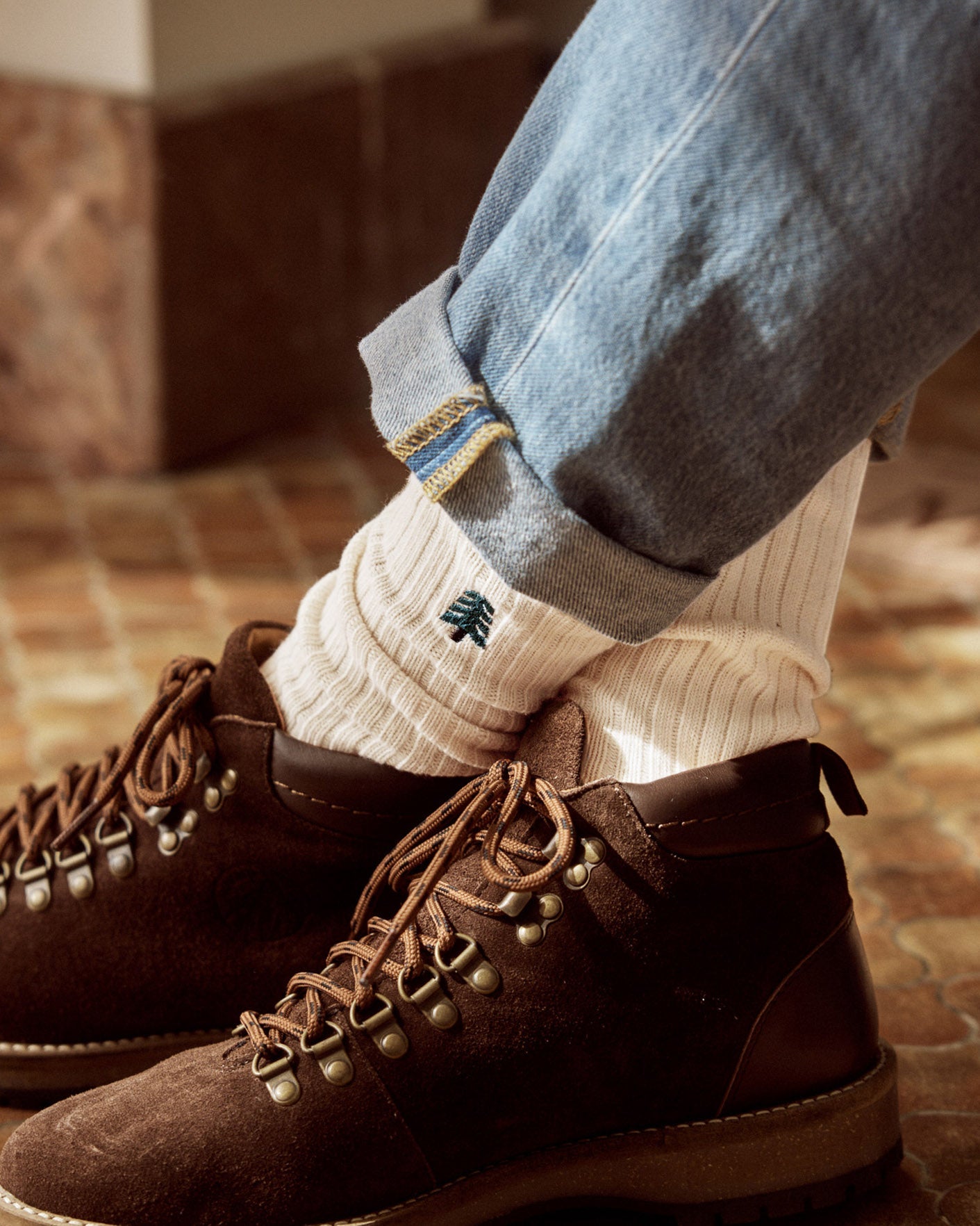 chaussettes-bleu-marine-ecru-coton-polyester-recycle-modele-socks-x2-P5