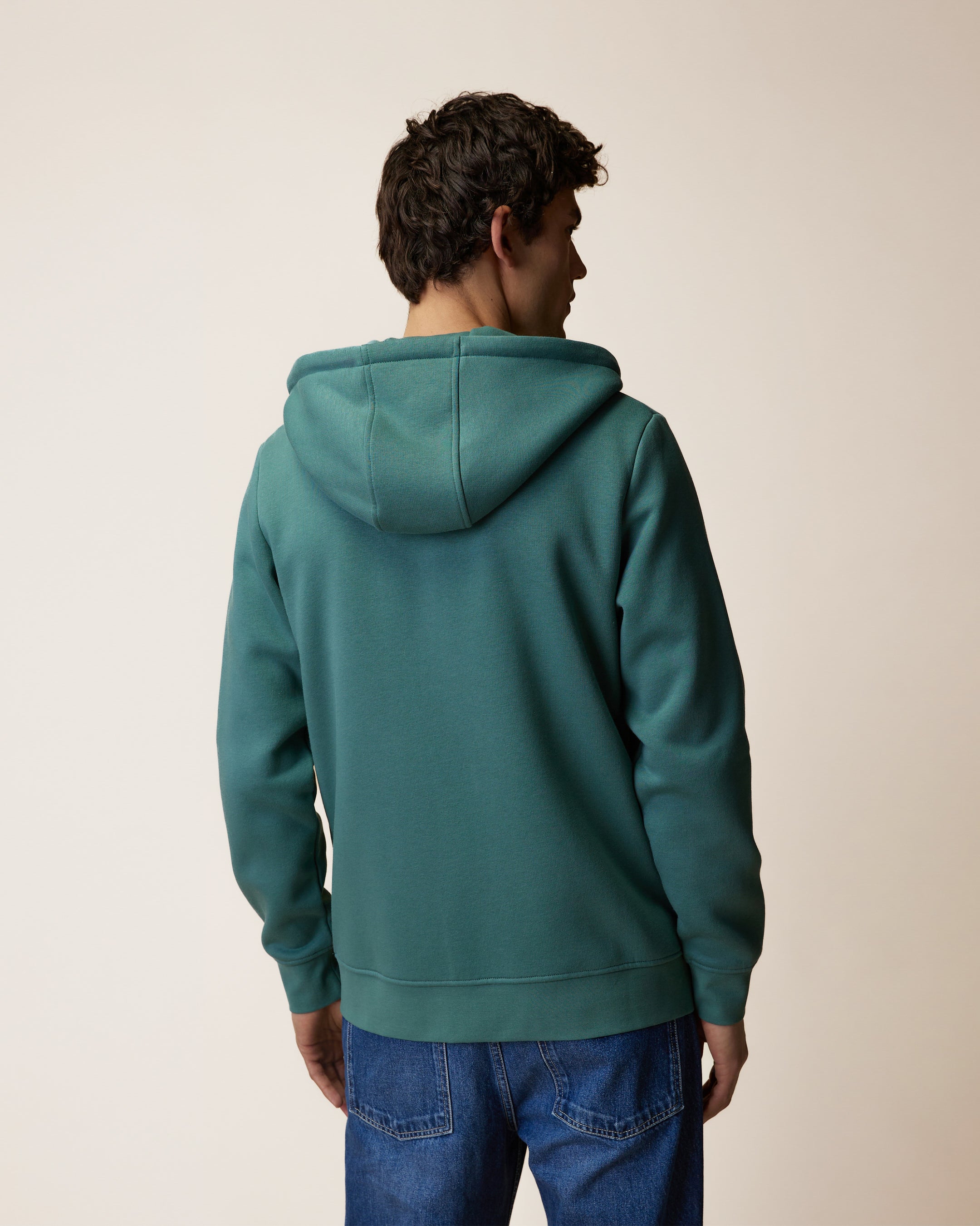 sweat-a-capuche-vert-clair-grise-coton-modele-mesnil-S4
