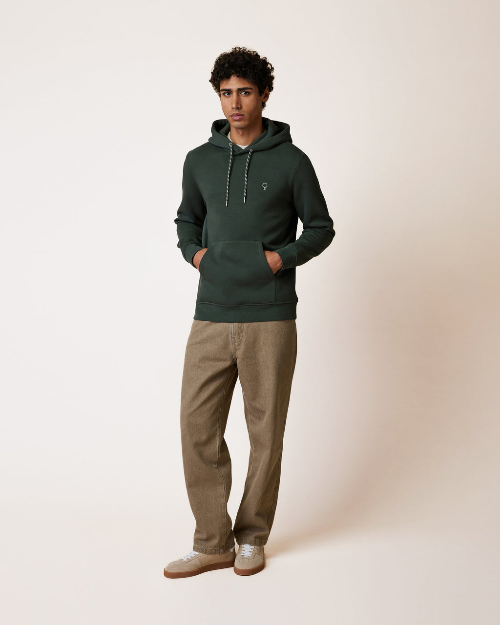 sweat-vert-fonce-coton-recycle-modele-dirac-S1