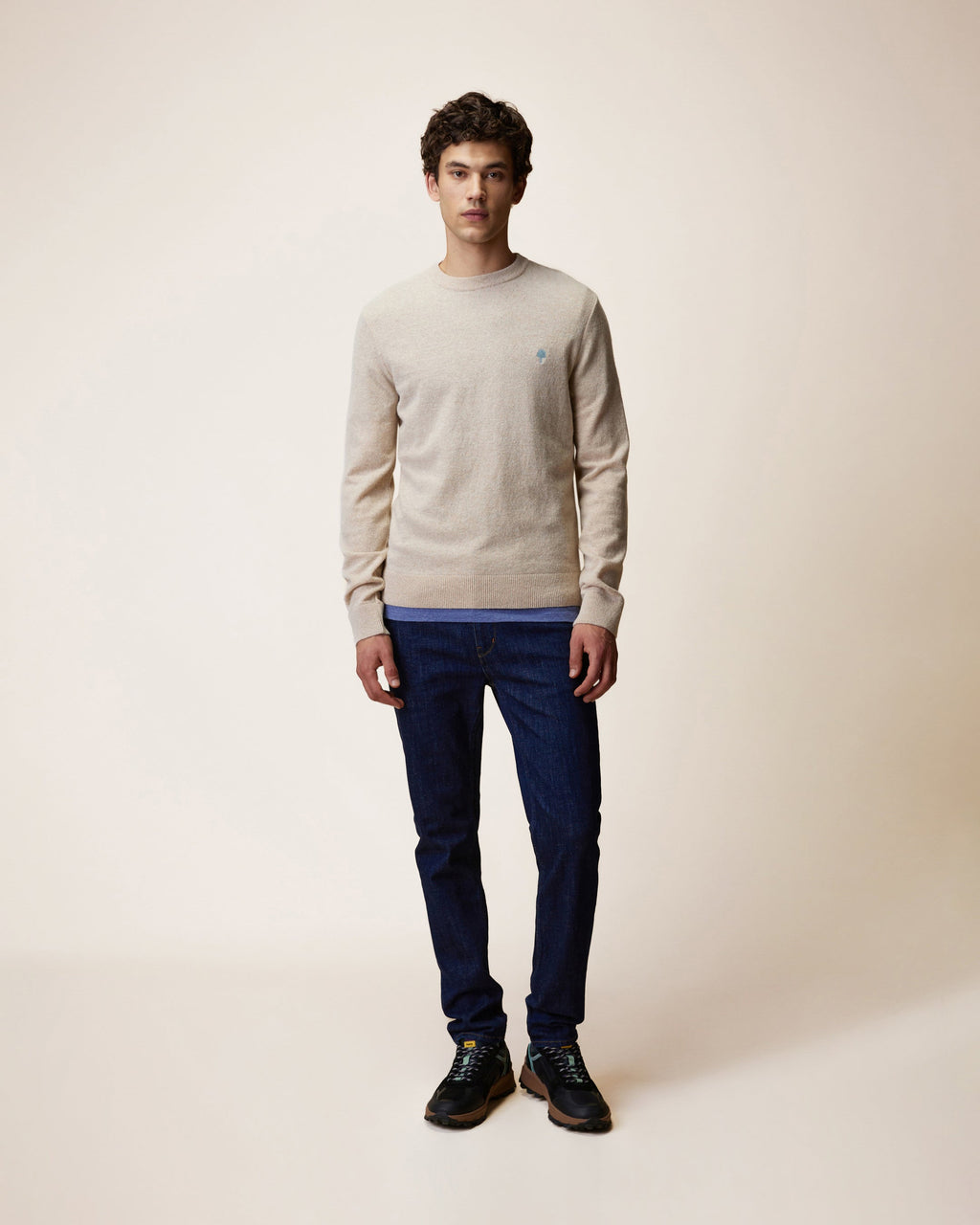 tricot-beige-laine-polyamide-modele-marly-S1