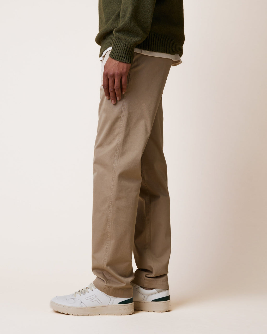 pantalon-beige-coton-compak-coton-recycle-modele-brix-regular-S2
