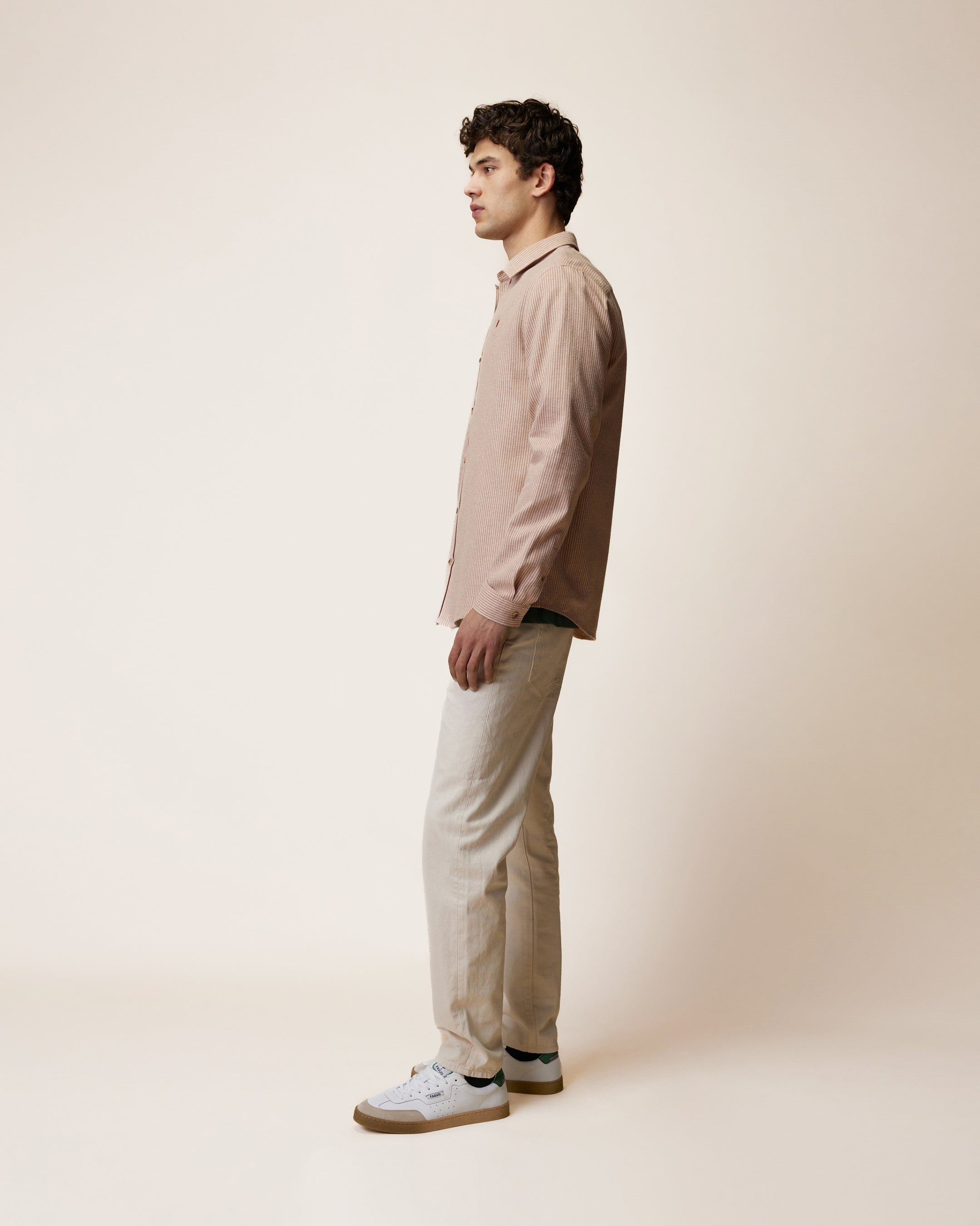 chemise-creme-beige-clair-coton-modele-iraty-S2