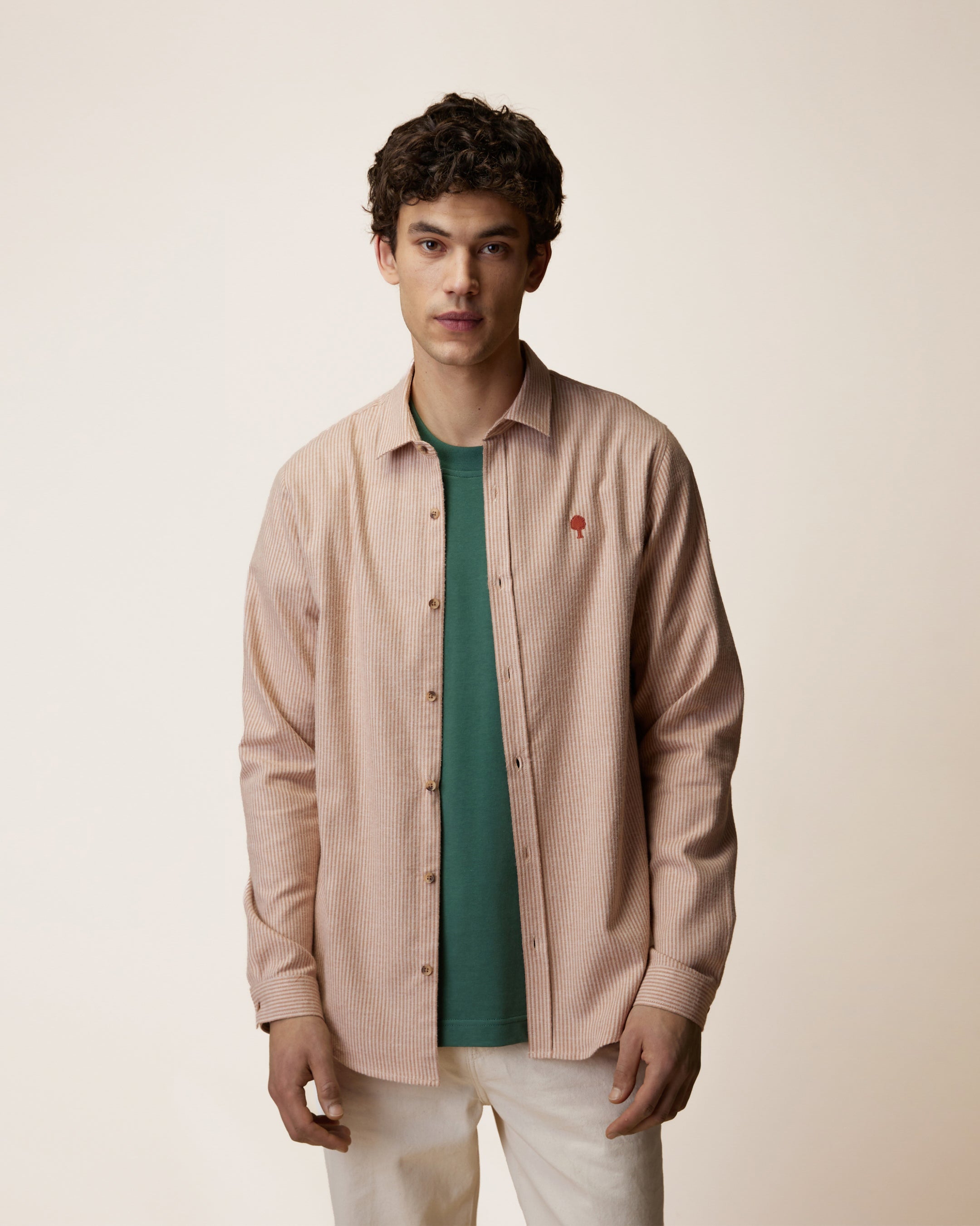 chemise-creme-beige-clair-coton-modele-iraty-S3