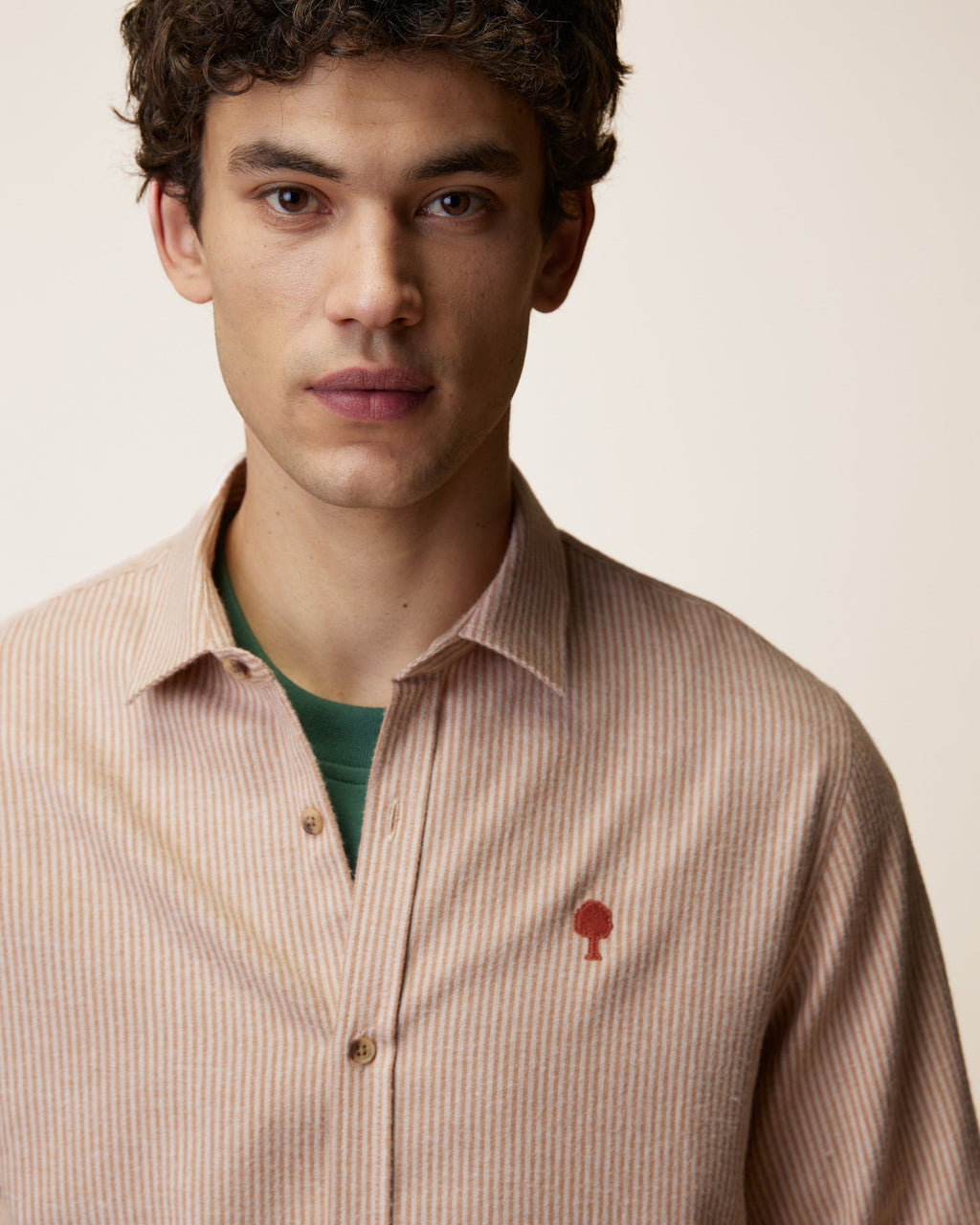 chemise-creme-beige-clair-coton-modele-iraty-S5
