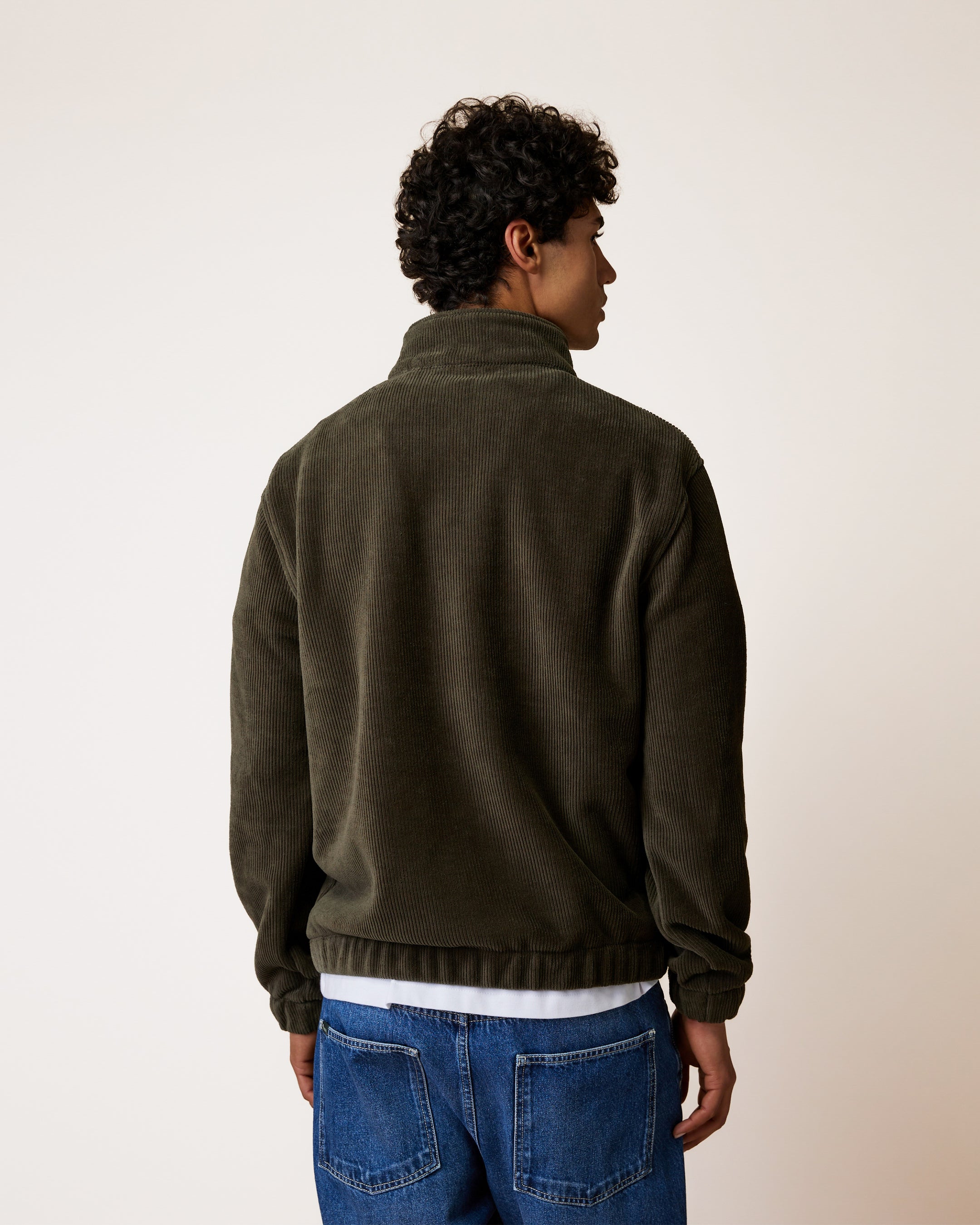 sweat-vert-olive-fonce-coton-tencel-elasthanne-modele-amboise-S4