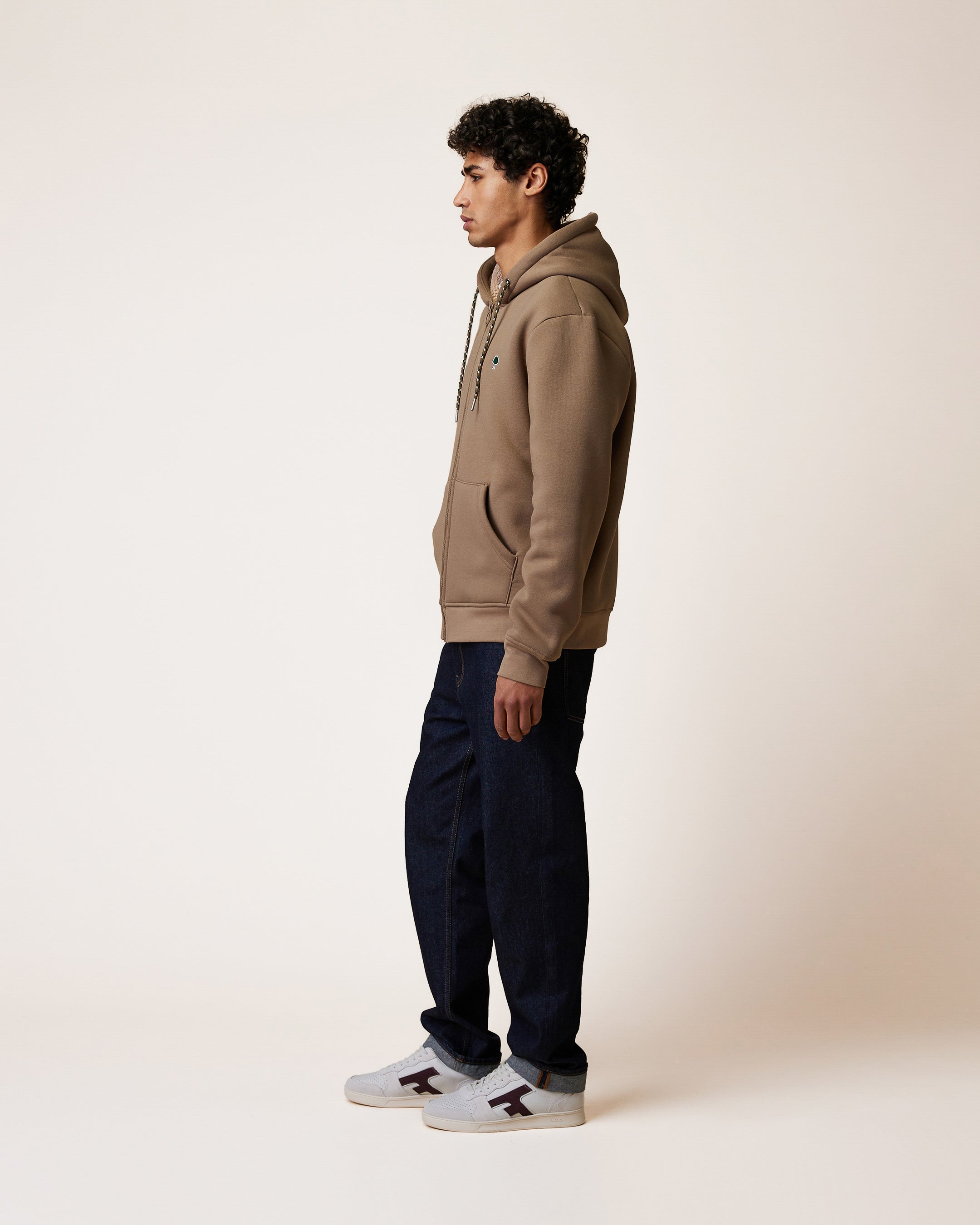 sweat-marron-coton-polyester-modele-meygal-S2